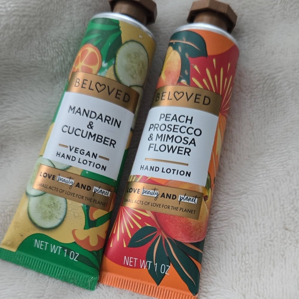 Hand Lotion Set - Mandarin & Cucumber, Peach Prosecco & Mimosa Flower